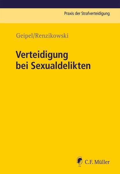 Produktbild: Verteidigung bei Sexualdelikten