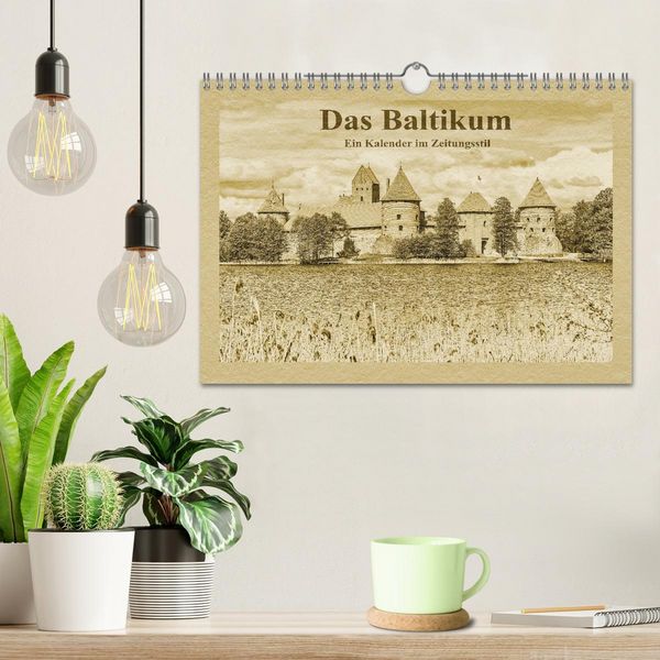 Produktbild: Das Baltikum - Ein Kalender im Zeitungsstil (Wandkalender 2026 DIN A4 quer), CALVENDO Monatskalender