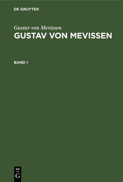 Produktbild: Gustav von Mevissen: Gustav von Mevissen. Band 1