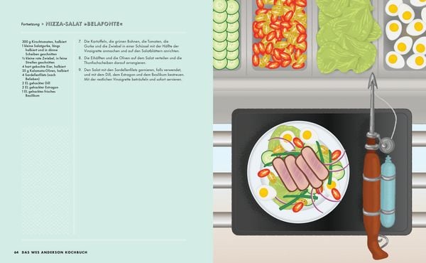 Produktbild: Das &auml;u&szlig;erst sonderbare Wes-Anderson-Kochbuch