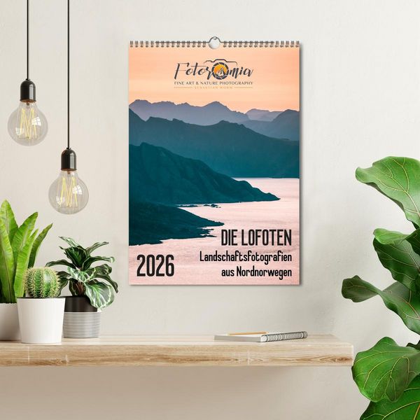 Produktbild: Die Lofoten &ndash; Landschaftsfotografien aus Nordnorwegen (Wandkalender 2026 DIN A3 hoch), CALVENDO Monatskalender