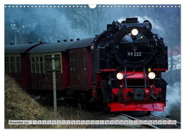 Produktbild: Unter Dampf durch den Harz (Wandkalender 2026 DIN A3 quer), CALVENDO Monatskalender