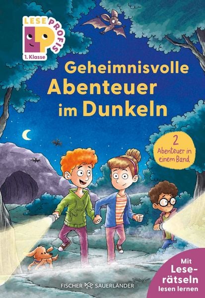 Produktbild: Leseprofis &ndash; Geheimnisvolle Abenteuer im Dunkeln, 1. Klasse (Doppelband)