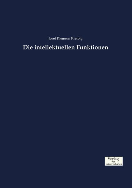 Produktbild: Die intellektuellen Funktionen