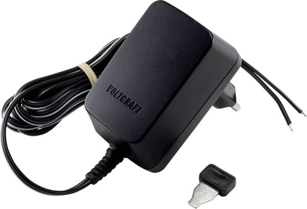 VOLTCRAFT VC-11258675 Steckernetzteil, einstellbar 3 V/DC, 4.5 V/DC, 5 V/DC, 6 V/DC, 7.5 V/DC, 9 V/DC, 12 V/DC 0.6 A 7.2 W Ausgangsspannung regelbar,