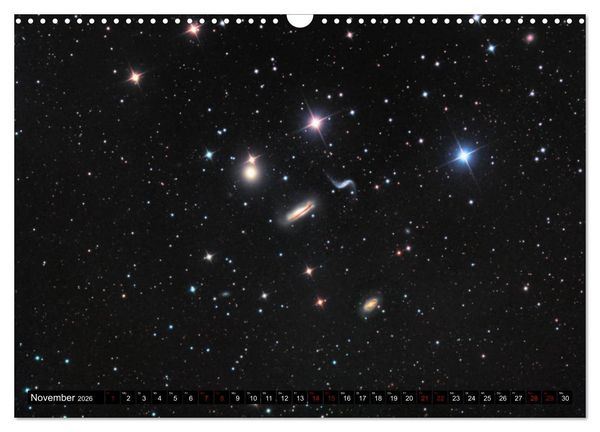 Produktbild: Galaxien des Nordhimmels (Wandkalender 2026 DIN A3 quer), CALVENDO Monatskalender