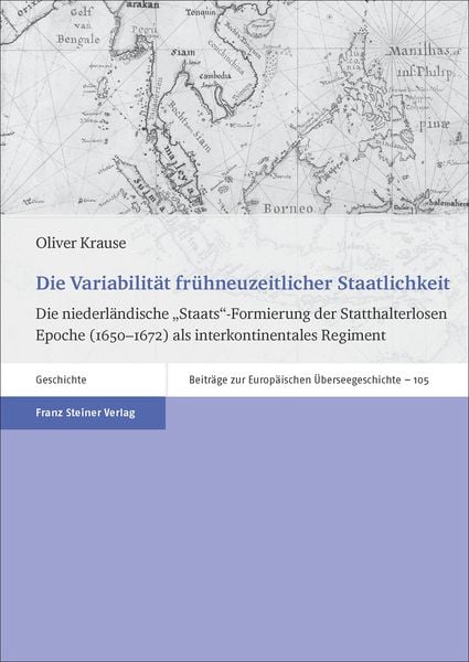 Produktbild: Die Variabilit&auml;t fr&uuml;hneuzeitlicher Staatlichkeit