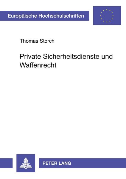 Produktbild: Private Sicherheitsdienste und Waffenrecht