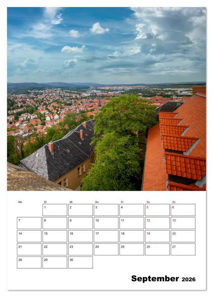 Produktbild: Schloss Wernigerode - Terminplaner (Wandkalender 2026 DIN A3 hoch), CALVENDO Monatskalender