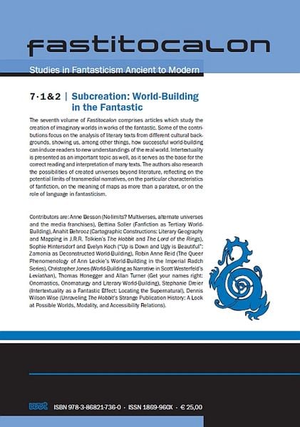 Produktbild: Fastitocalon: Studies in Fantasticism Ancient to Modern (VII, 1 & 2 2017)