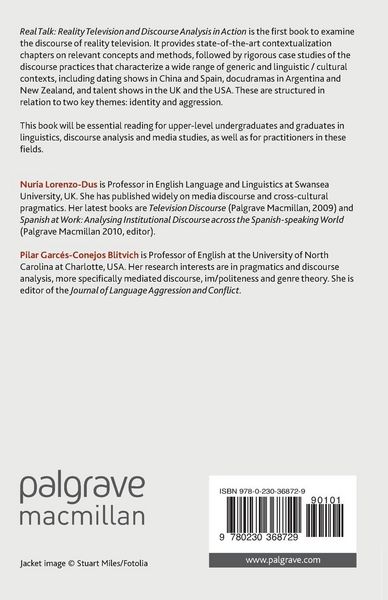 Produktbild: Real Talk: Reality Television and Discourse Analysis in Action