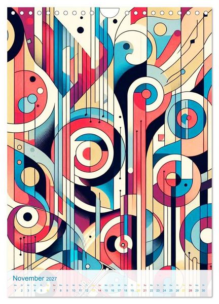 Produktbild: Syn&auml;sthetische Kunst - Musik in Farben und Formen (Wandkalender 2027 DIN A4 hoch), CALVENDO Monatskalender