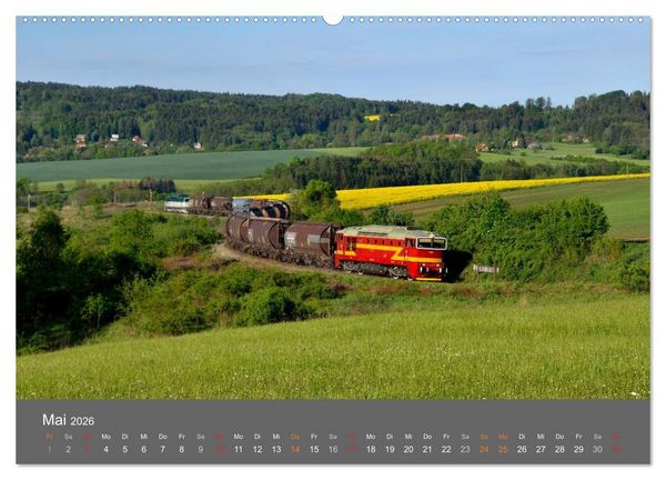 Produktbild: Eisenbahn Kalender 2026 - Oberlausitz und Nachbarl&auml;nder (hochwertiger Premium Wandkalender 2026 DIN A2 quer), Kunstdruck in Hochglanz