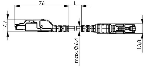 Produktbild: Teleg&auml;rtner 100017329 RJ45 Patchkabel CAT 5 Gr&uuml;n mit Knickschutzt&uuml;lle 1St.
