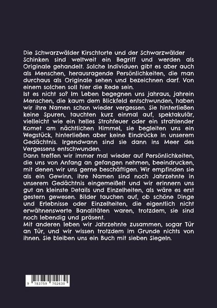 Produktbild: Ein Schwarzw&auml;lder Original
