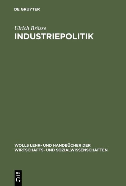 Produktbild: Industriepolitik