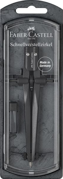 Produktbild: Faber-Castell Schnellverstellzirkel blackstone
