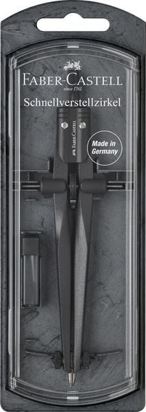 Produktbild: Faber-Castell Schnellverstellzirkel blackstone