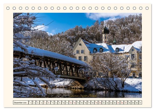 Produktbild: Fl&ouml;&szlig;erstadt Wolfratshausen (Tischkalender 2026 DIN A5 quer), CALVENDO Monatskalender