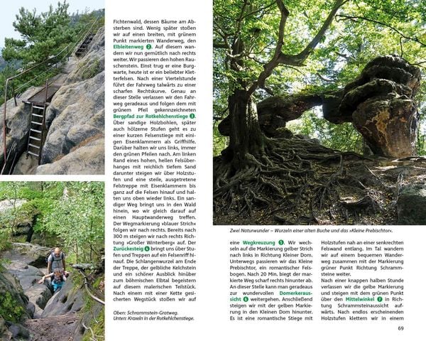 Produktbild: ROTHER Wanderbuch Wilde Wege Elbsandsteingebirge