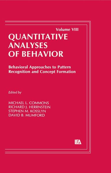 Produktbild: Behavioral Approaches to Pattern Recognition and Concept Formation