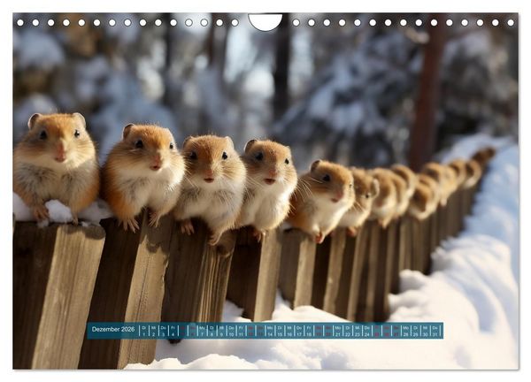 Produktbild: Nach Art der Lemminge (Wandkalender 2026 DIN A4 quer), CALVENDO Monatskalender