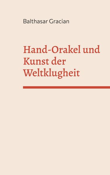Produktbild: Hand-Orakel und kunst der Weltklugheit