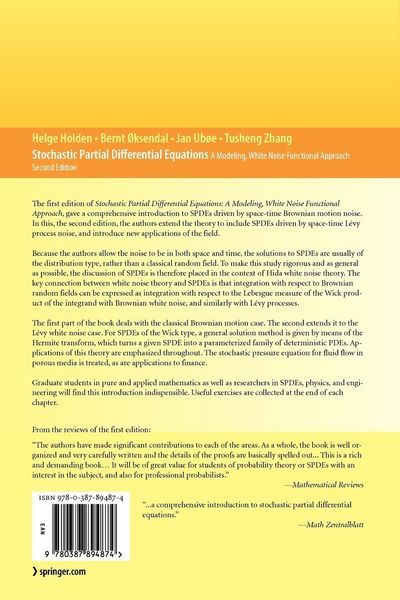 Produktbild: Stochastic Partial Differential Equations