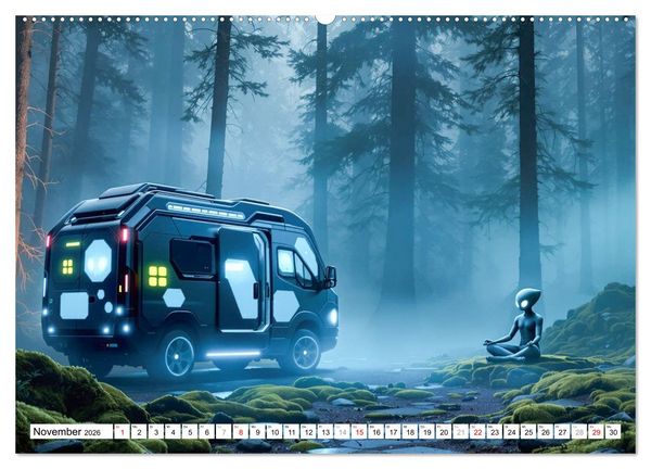 Produktbild: Sternen Nomaden (hochwertiger Premium Wandkalender 2026 DIN A2 quer), Kunstdruck in Hochglanz