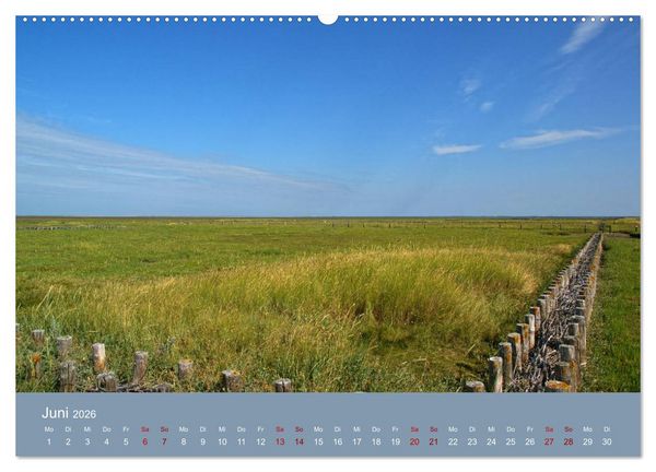 Produktbild: Westerhever (hochwertiger Premium Wandkalender 2026 DIN A2 quer), Kunstdruck in Hochglanz