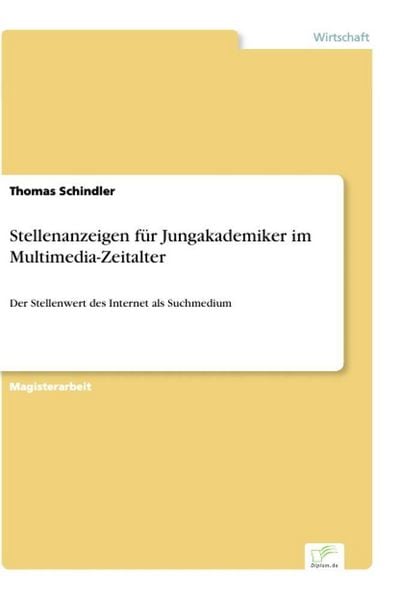 Produktbild: Stellenanzeigen f&uuml;r Jungakademiker im Multimedia-Zeitalter