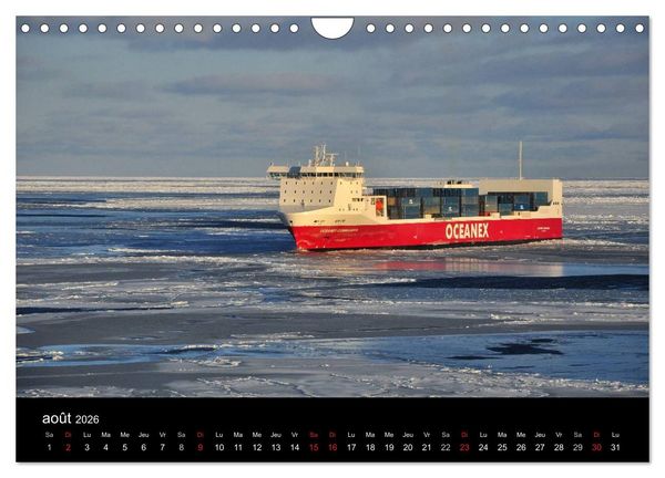 Produktbild: Navires du Saint-Laurent (Calendrier mural 2026 DIN A4 vertical), CALVENDO calendrier mensuel