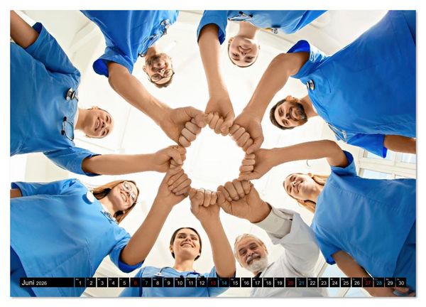 Produktbild: Im Dienst der Gesundheit - Krankenpflege (Wandkalender 2026 DIN A3 quer), CALVENDO Monatskalender