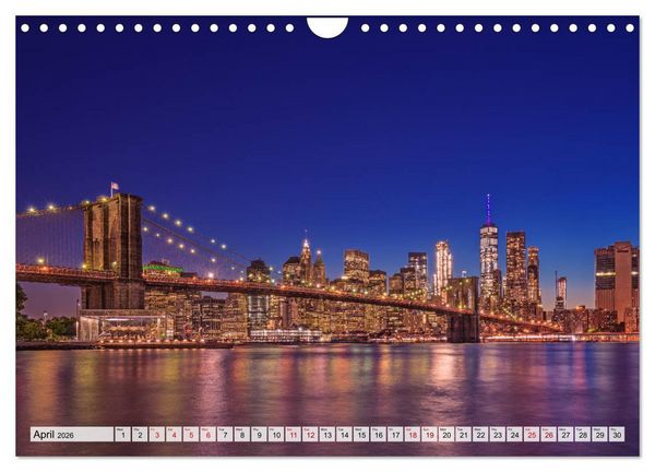 Produktbild: New York City Perspectives (Wall Calendar 2026 DIN A4 landscape), CALVENDO 12 Month Wall Calendar