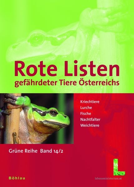 Produktbild: Rote Listen gef&auml;hrdeter Tiere &Ouml;sterreichs