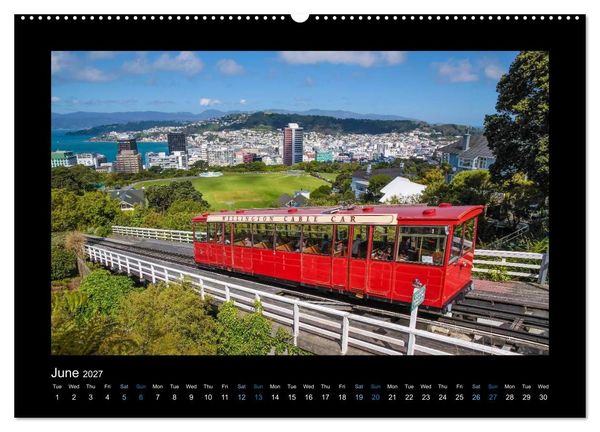 Produktbild: New Zealand - The most beautiful places (High Quality Premium Wall Calendar 2027 DIN A2 landscape),CALVENDO 12 Month Wall Calendar