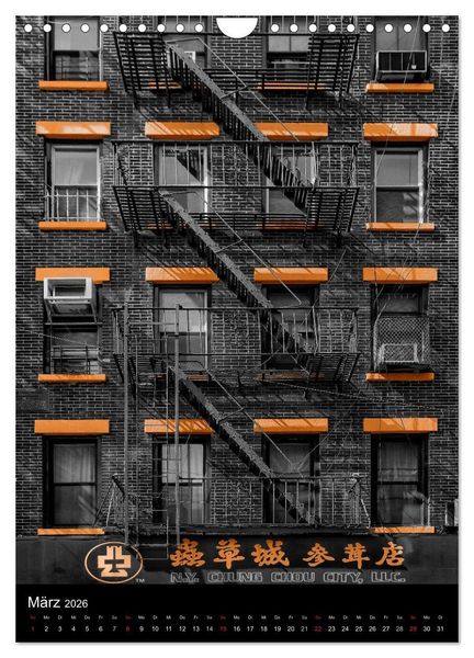 Produktbild: New York Colorkey (Wandkalender 2026 DIN A4 hoch), CALVENDO Monatskalender