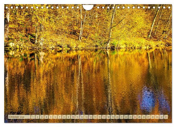 Produktbild: Magie gespiegelter Welten (Wandkalender 2026 DIN A4 quer), CALVENDO Monatskalender