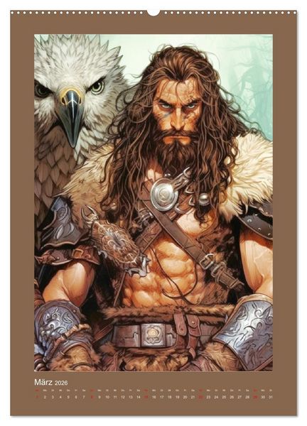 Produktbild: Die Anderswelt. Mystische Gestalten aus dem Mittelalter (hochwertiger Premium Wandkalender 2026 DIN A2 hoch), Kunstdruck in Hochglanz