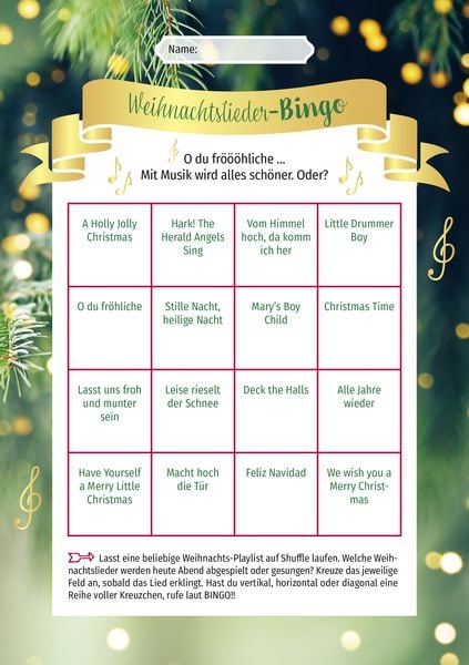 Produktbild: Weihnachts-Bingo