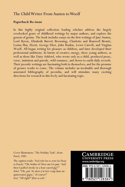 Produktbild: The Child Writer from Austen to Woolf