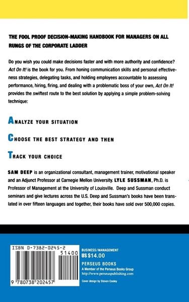 Produktbild: Act on It! Solving 101 of the Toughest Management Challenges