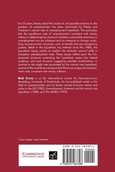 Produktbild: The Natural Rate of Unemployment