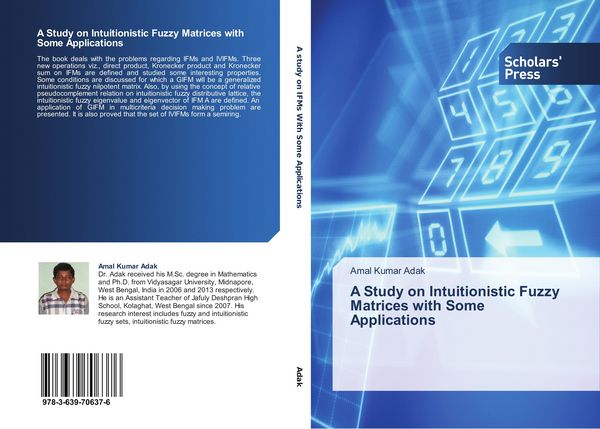 Produktbild: A Study on Intuitionistic Fuzzy Matrices with Some Applications