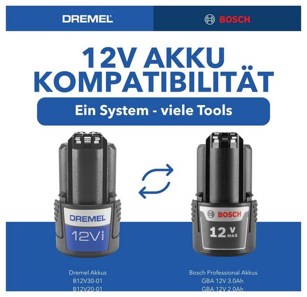 Produktbild: Dremel DREMEL 8240-3-MB (ohne Akku) F0138240KB Multifunktionswerkzeug ohne Akku, ohne Ladeger&auml;t 12 V