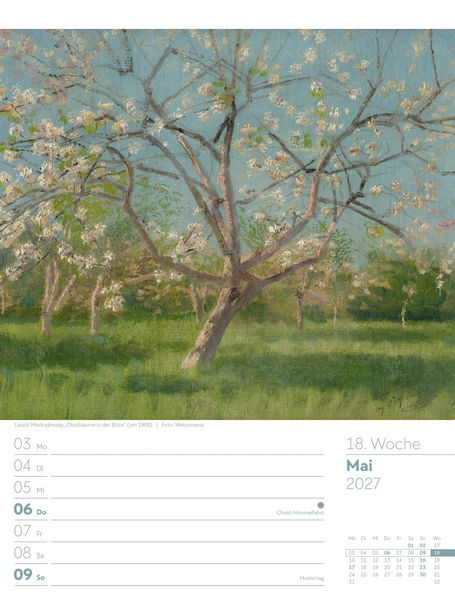 Produktbild: Kunstwelt Wochenplaner Kalender 2027 | Impressionismus und Klassische Moderne
