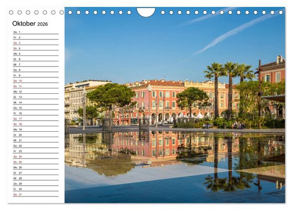 Produktbild: NIZZA Idyllische Impressionen (Wandkalender 2026 DIN A4 quer), CALVENDO Monatskalender