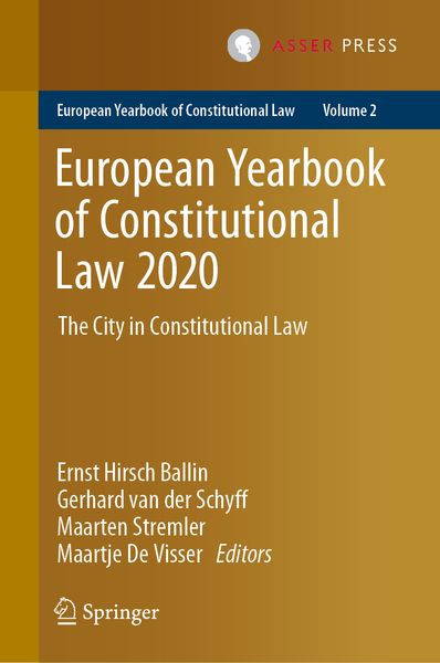 Produktbild: European Yearbook of Constitutional Law 2020