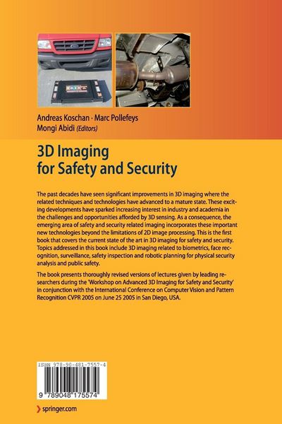 Produktbild: 3D Imaging for Safety and Security