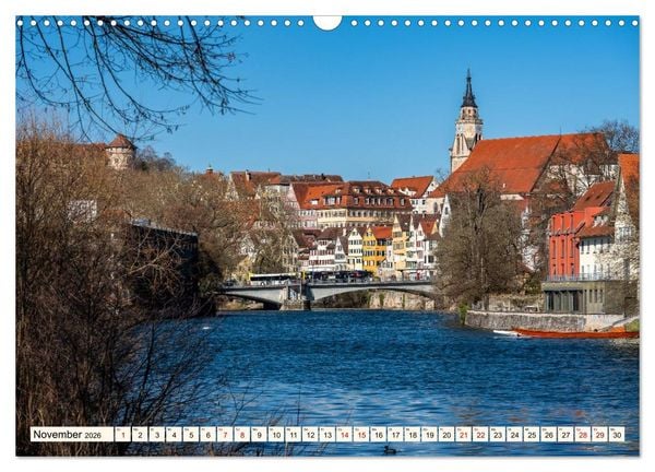 Produktbild: T&uuml;bingen - Schw&auml;bische Perle am Neckar (Wandkalender 2026 DIN A3 quer), CALVENDO Monatskalender